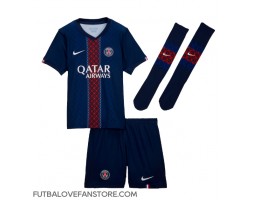 Paris Saint-Germain Desire Doue #14 Domáci Detský futbalový dres 2025-26 Krátky Rukáv (+ trenírky)
